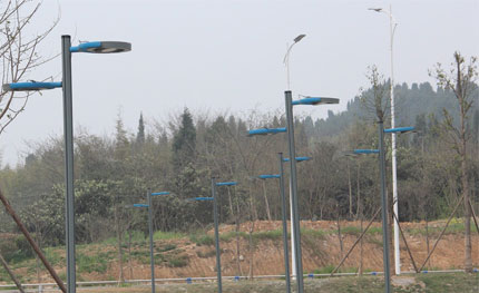 四川綿陽九州體育館園區(qū)內(nèi)步道照明工程項目